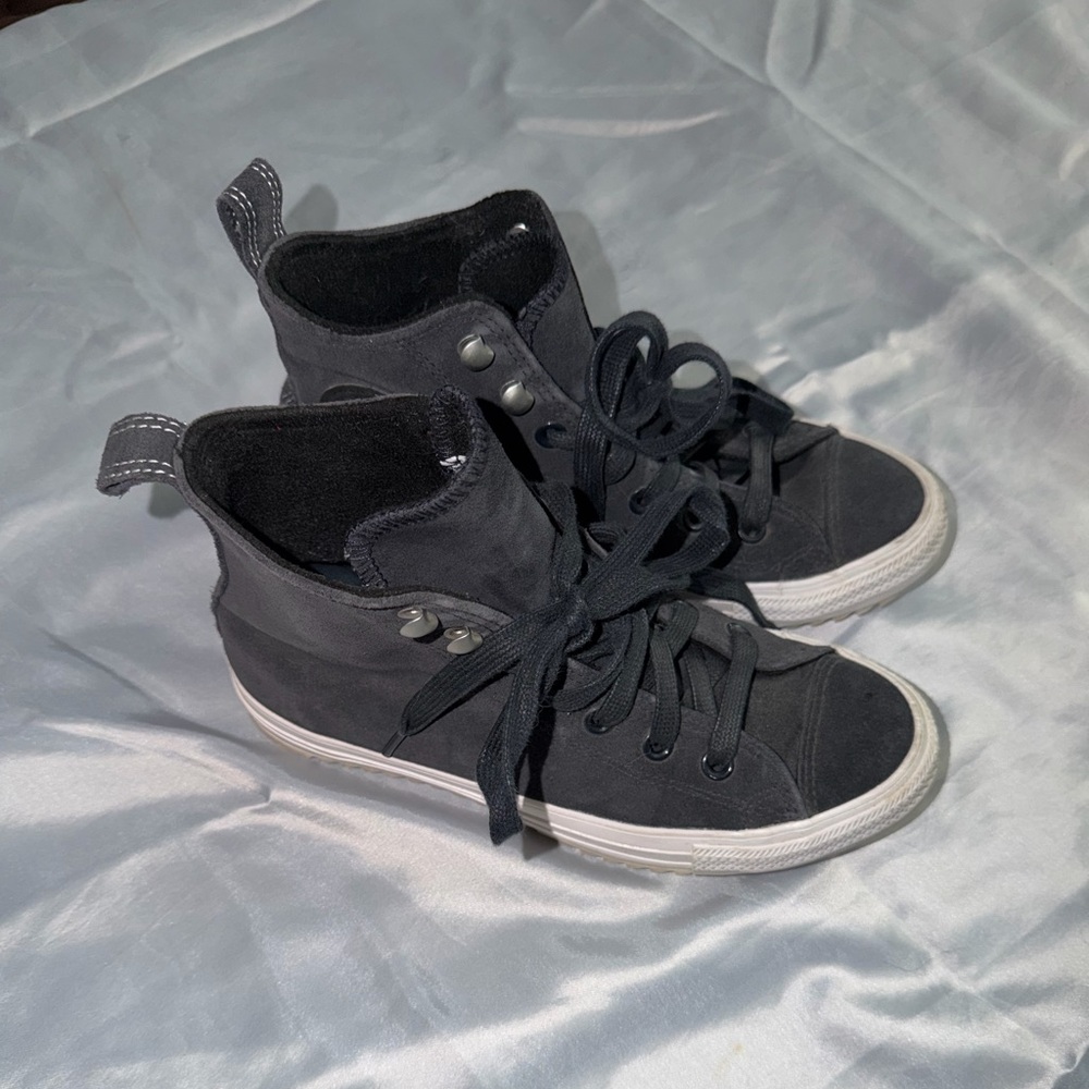 Black Converse High-Top Sneakers
